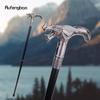 Dinosaur Lizard Walking Cane Fashion Decorative Walking Stick Gentleman Elegant Cosplay Cane Knob Crosier 93cm