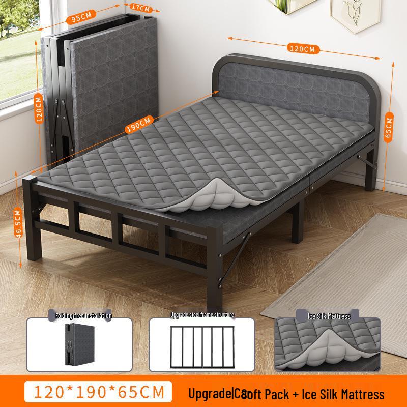 Portable Folding Recliner: Multi-Functional Single Bed for Home, Office, or Camping