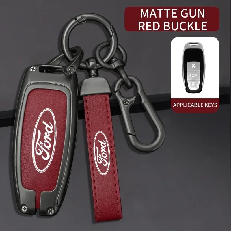 Car Sticker Ford New 2025 Hot Car Keychain Luxury Key Ring Holder Car Key Buckle Jewelry Gift For Ford Focus Mondeo Mk4 Mk5 Rang