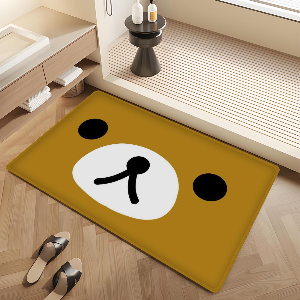 Rilakkuma Floor Mat Cheaper Anti-slip Modern Living Room Balcony Printed Bedside Mats