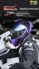 3C/DOT Color-Changing Dragon Motorcycle Helmet: Warm, All-Seasons, Half Helmet for Men and Women, Full Face Winter Safety Gear