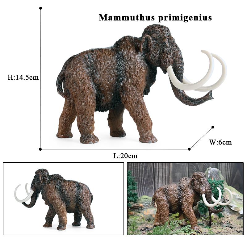Oenux African Wild Animals Elephant Model Simulation Big Mammoth Action Figures Figurine PVC Educational Toy For Kids Gift