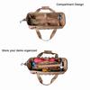 Camping Tool Bag Large Capacity Wide Mouth Storage Tool Bag Water Resistant Gear Bag Sturdy Bottom Camping Gear Bag Gear Bag