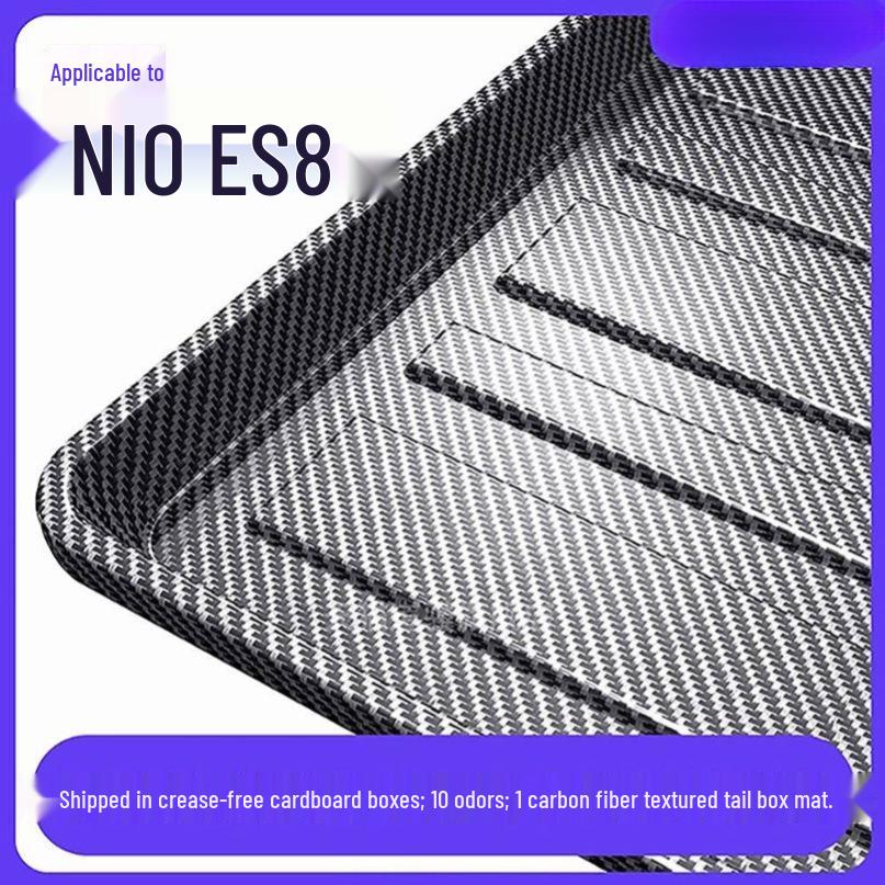 Nio ES8 Trunk Mat - TPV Carbon Fiber Texture Interior Decor