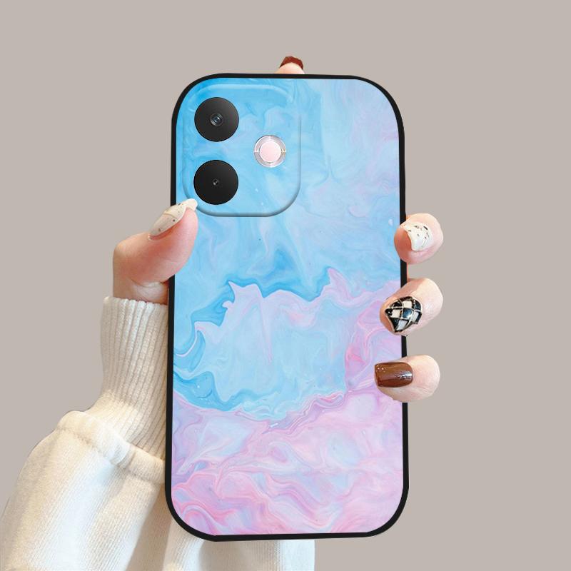 Dla Oppo A5 Pro 5G Miękkie Etui Kwiaty Moda Silikonowe TPU Zderzak Telefonu Pokrowiec Dla Oppo A 5 Pro 5G Urocze Ochronne Etui Fundas