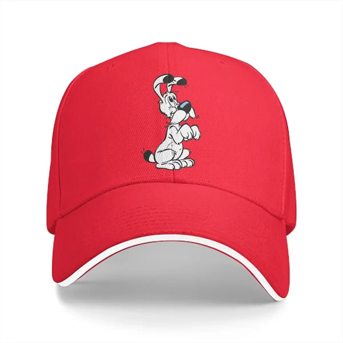 

Cute Dog Unisex Baseball Caps Peaked Cap Asterixle Gaulois Sun Shade Hats for Unisex Women 56-58cm