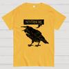 Nevermore Raven Cotton Summer Casual Cool Loose T-Shirt