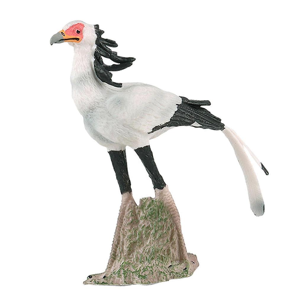 5xLifelike Secretary Bird Figures for Kids Toy Birthday Gift Party Supplies