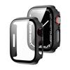 Watch Protective Case Screen Protector Cover Tempered Film for IWatch 1 2 3 4 5 6 7 8 Black 45mm   1.77in