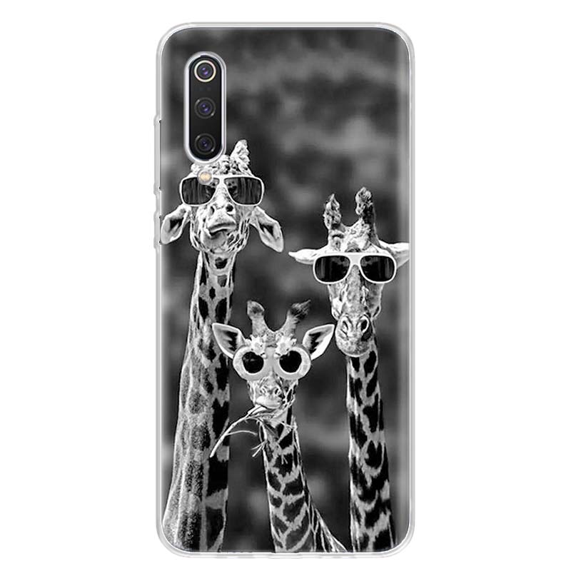 Giraffe Anime Cute Cover Phone Case For Xiaomi Redmi Note 14 13 12 12S 11 Pro Plus 11S 10 10S 11T 11E Soft Transparent Shell Cov