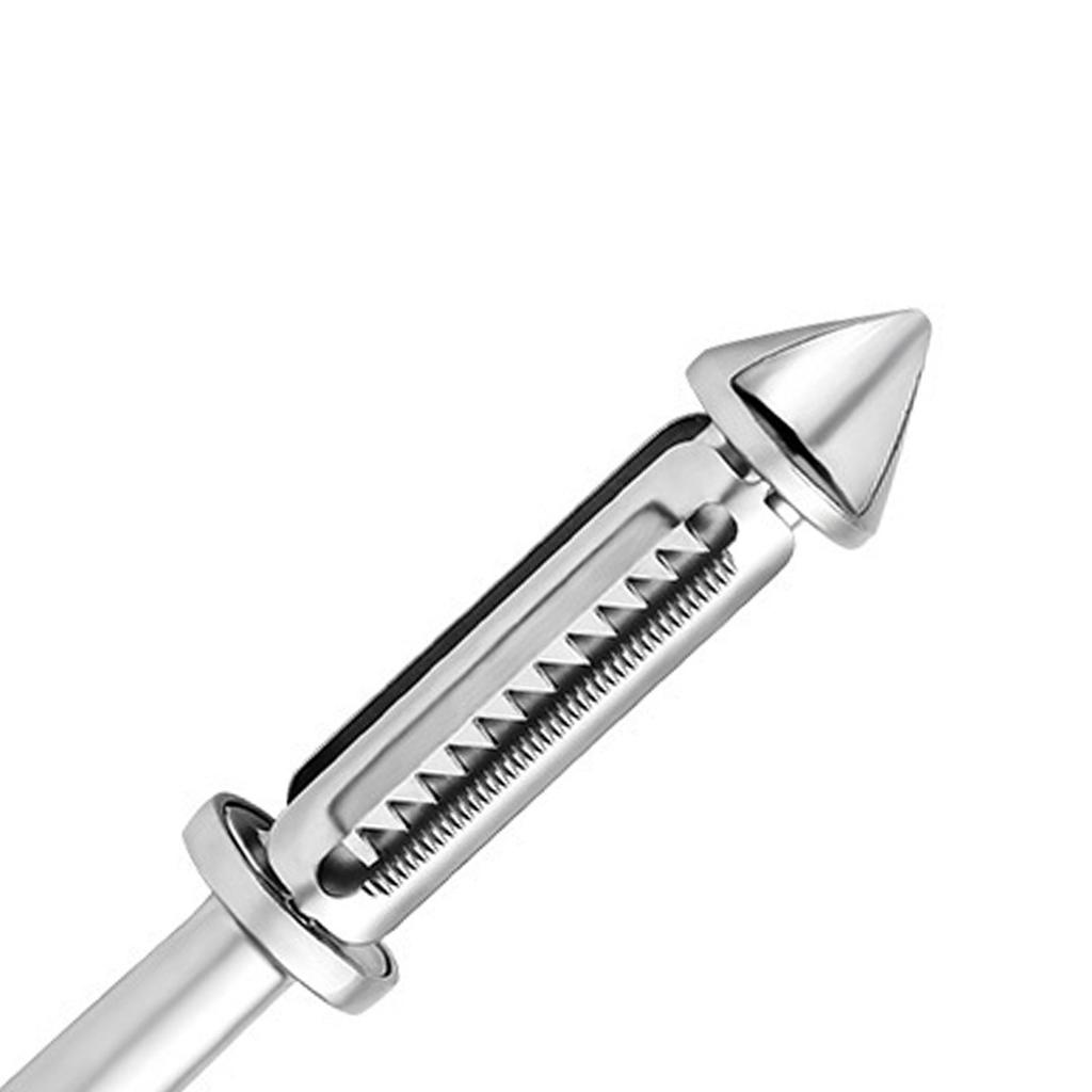 5 In 1 Fruit Vegetable Peeler Hole Digging Bottle Opener Zinc Alloy Ergonomic Non Slip Handle for