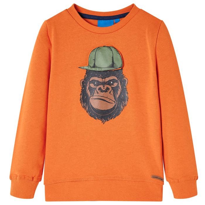 Dark Orange Sweatshirt for Children 92/104/116/128/140