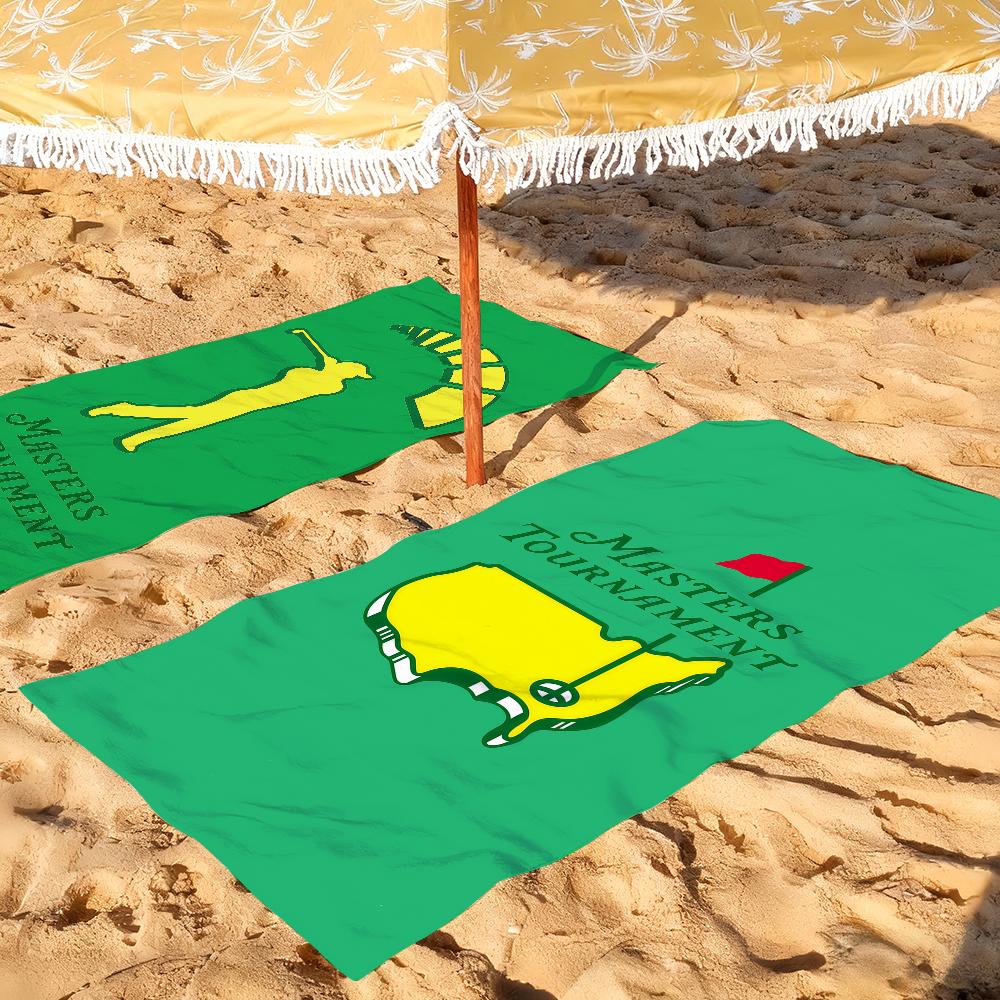Sports The M-Masters T-Tournament Beach Towel For Beaches Yoga Studios Gyms Hot Springs Swimming Pools And Picnics