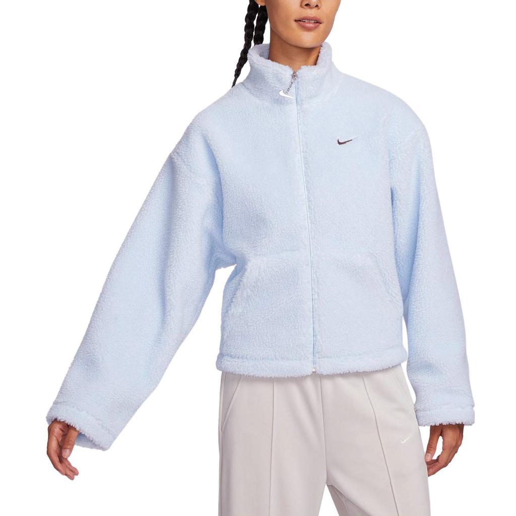 New Nike Velvet Feel Coat Women's Purple Blue FV4009-423