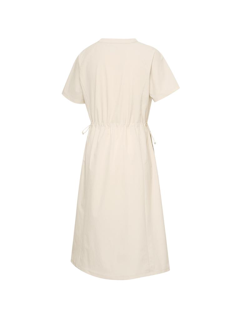 DYNAFIT Mini Lucca Women'S Dress_Ecru Ywm26W022A