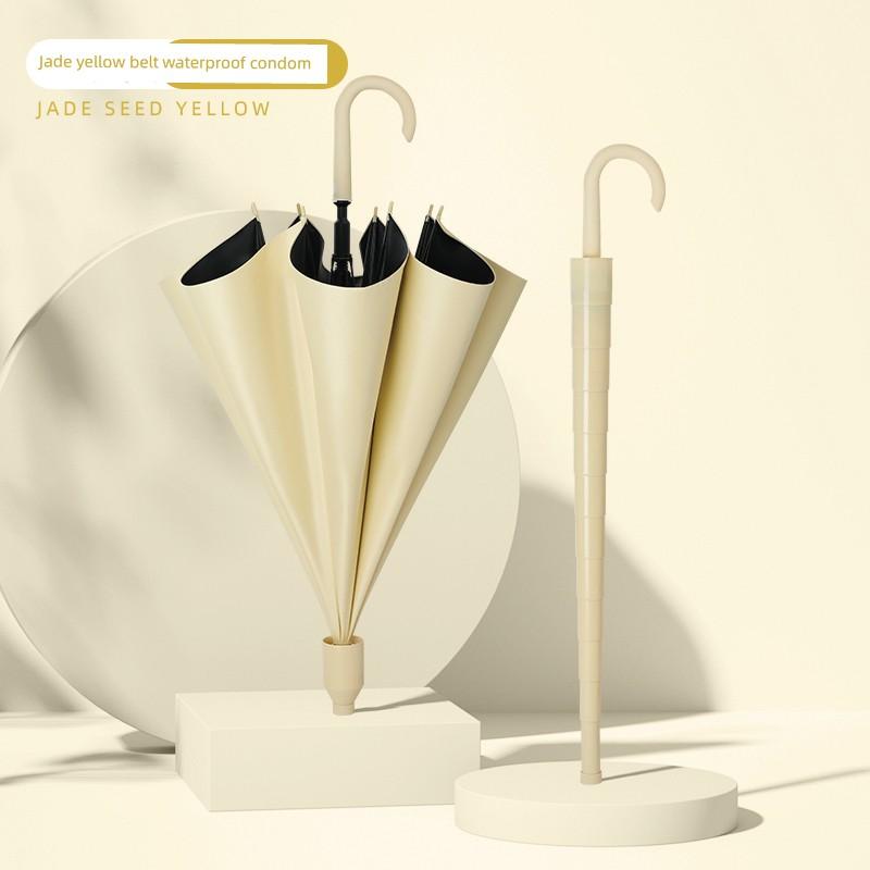 8-Rib Long-Handle Umbrella for Women, Wind-Resistant, Reinforced, Double-Person, Japanese Style, Thickened, Wind-Resistant, Large Automatic Straight