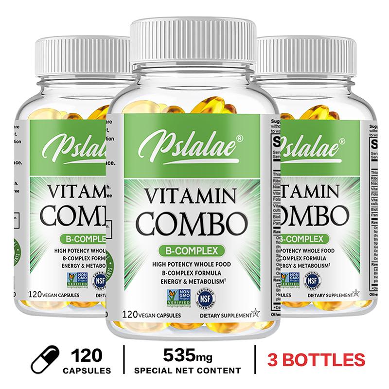 Complex B Vitamin Capsules, Rich In Vitamin B1 and Vitamin B3, Nutritional Supplement, Suitable for Both Men and Women.
