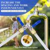Water Splitter Fitting Garden Faucet Y Shape Watering Connector Hose Adapter For Outdoor Indoor Plumbing Applications