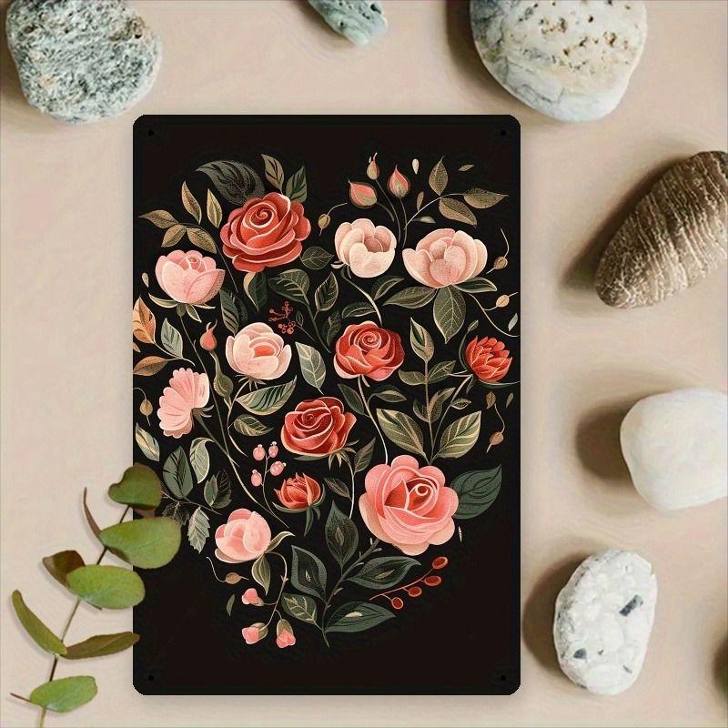 Metallschild im Valentinstags-Thema für Bar, Café, Restaurant