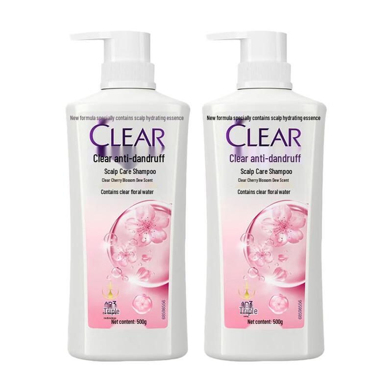 

Clear Anti-Dandruff Volumizing Cherry Blossom Shampoo