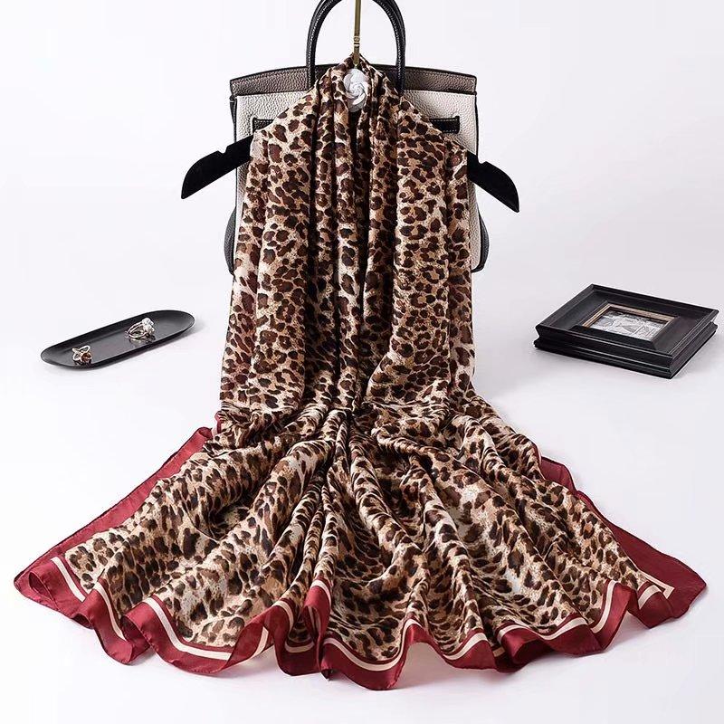 180*90cm Fashion Luxury Brand Scarf Women Shawl  Wrap Spring Muffler Hijab Bufanda Foulard Female Bandana Beach Stoles  Silk