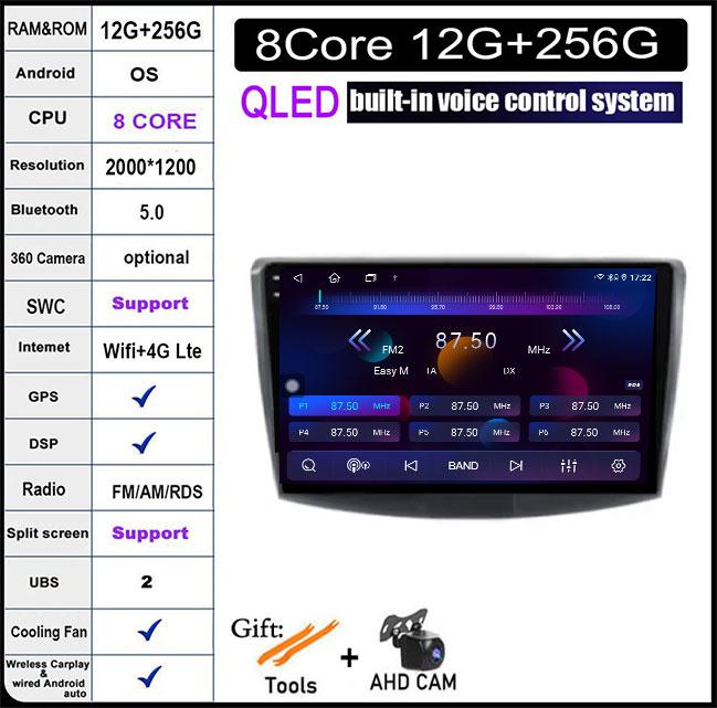 For Volkswagen VW Passat B6 B7 CC 2007-2016 Android 14 Car Radio Carplay Autoradio Player Stereo Video Multimedia GPS Navigation