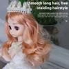30cm 1/6 BJD Princess Doll Dress Up with Clothes Shoes 20 Joints Movable Cute Sweet Face Child Girl Birthday Gift Kids Doll Toy