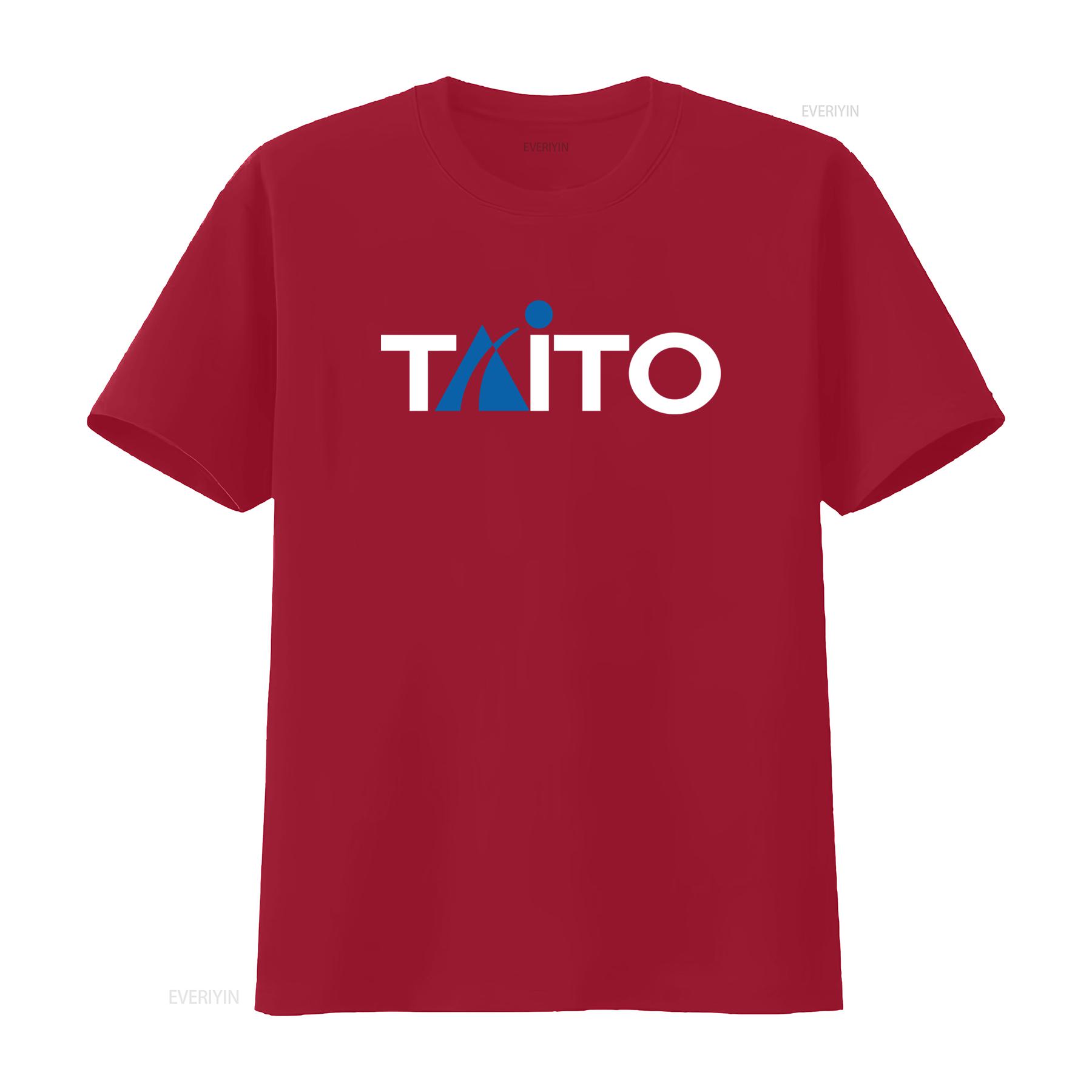 

Мужская футболка Taito Logo Активный Забавный Дизайн Размеры от S до 5XL винтажная Стиранная Унисекс Мягкая Эластичная дизайнерская одежда мода S