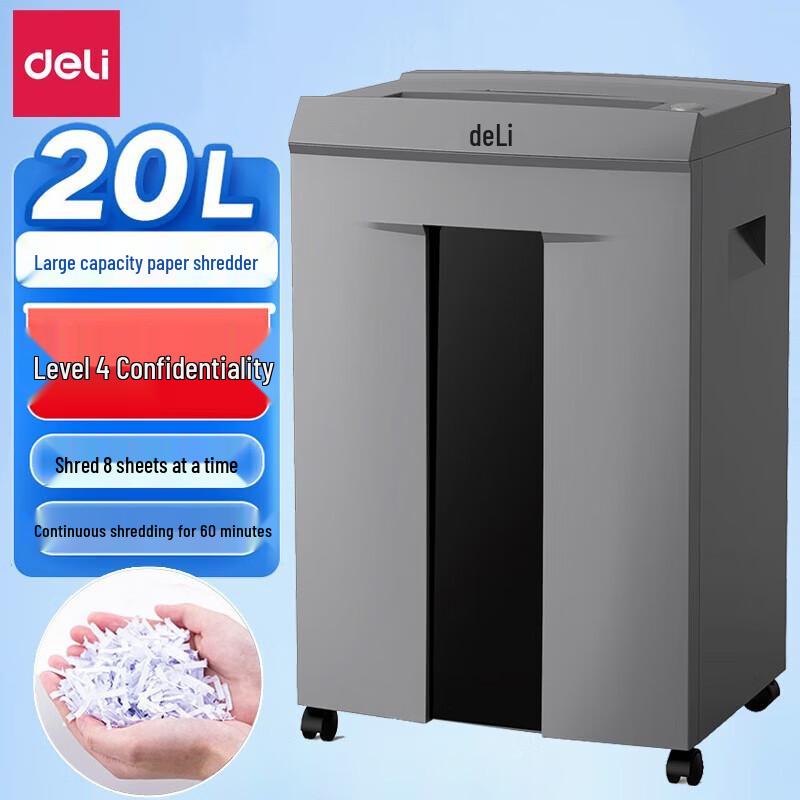 

Deli 9907 High-Security Paper Shredder CN plug (adapter included)