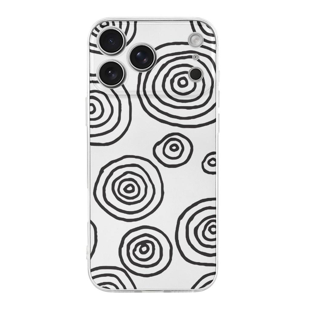 1 Pack Pour Série iPhone 17 Coque de Téléphone en TPU Design Flexible Doux Brillant, Protection Quotidienne