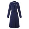Women's Professional New Chinese Style Wool Blend Overcoat