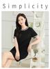 [Straight Tube Skirt] Elegant Summer Temperament, Mid Length Skirt, Fashionable Women's Short Sleeved Dress