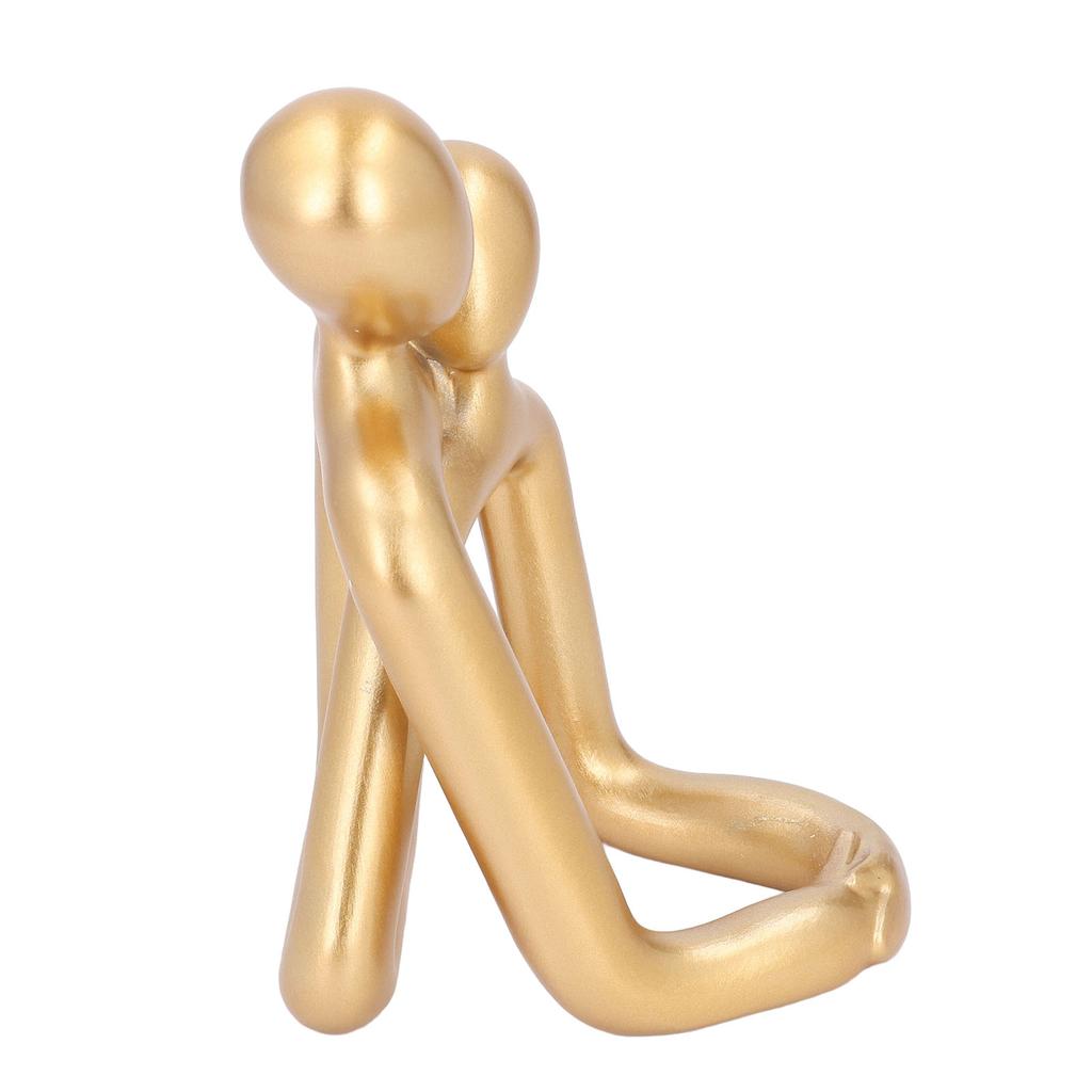 Love Sculpture Resin Exquisite Multifunctional Hugging Couple Sculpture for Home Decor