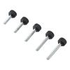6pcs Male Knurled Thumb Screws M6 Metric Thread Length Screw Durable Clamping Knobs  Furniture