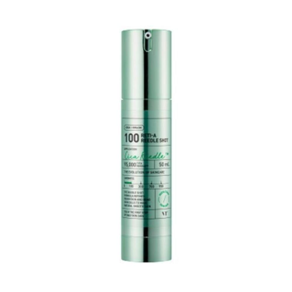 VT Reti-A Reedle Shot 100 – 50ml / Retinol & Bakuchiol Booster Essence for Smooth Skin Texture