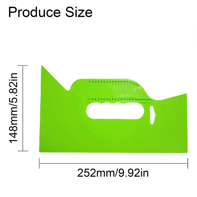 5-teiliges Set aus Kunststoff-Spachtel, Farbschaber, Tapetenschaber und Spachtel für Boden, Wand und Keramikfliesen
