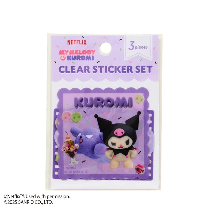 

Набор наклеек Sanrio KUROMI Япония НОВЫЙ