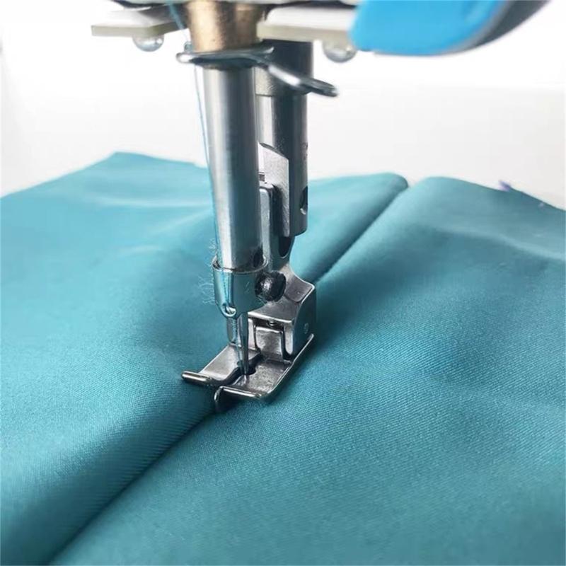 4Pcs Flat Car Presser Foot Sewing Presser Foot Sewing Machine Accessories for Shirts Curtains Bedding Fabric Stitching
