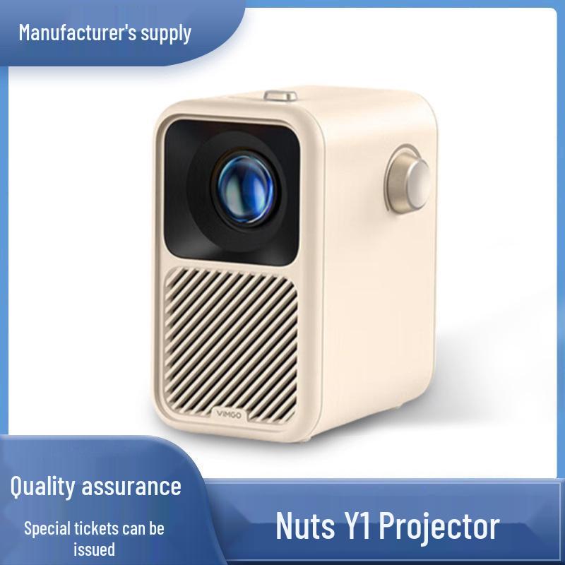 Nuts Micro Y1 Mini Projector - Portable Home Theater & Outdoor Projection