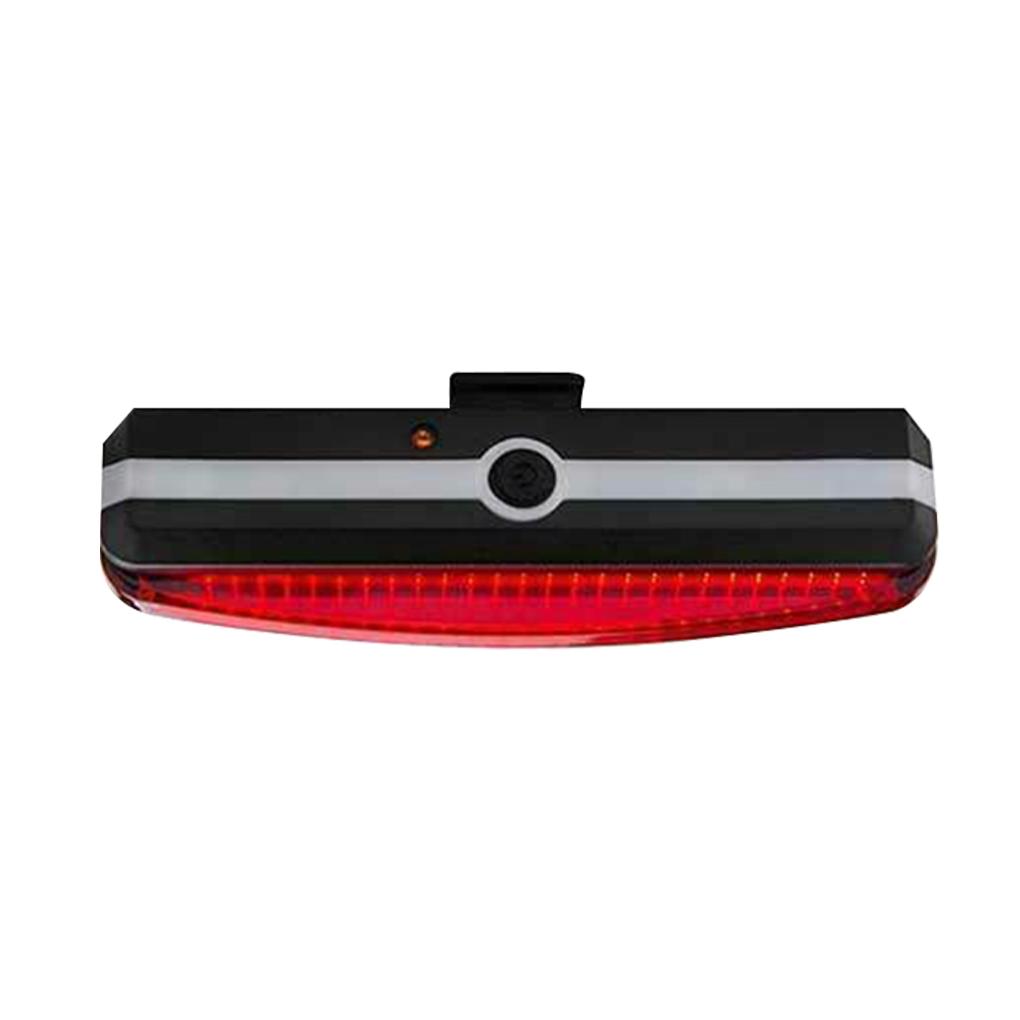 Waterproof LED Bike Tail Light Bicycle Rear Warning Lamp USB Rechargeable\