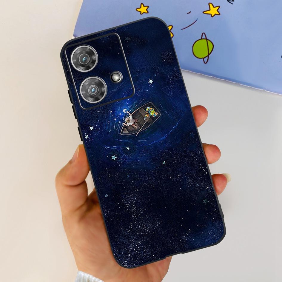 For Motorola Edge 40 Case Moto Edge 40 Neo 5G 2023 Cover Stylish Pattern Soft Slim Black Fundas For Moto Edge40 Edge40Neo Bumper
