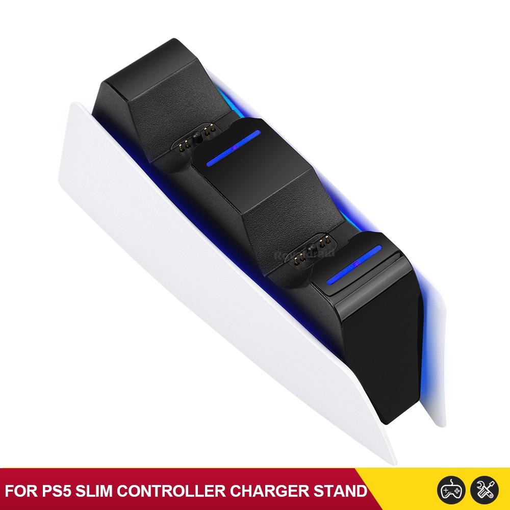NEW Fast Dual Charging Station for PS5 Dual Wireless Game Controller Handle Charging Dock Stand for PS5 Gamepad Only Dock
