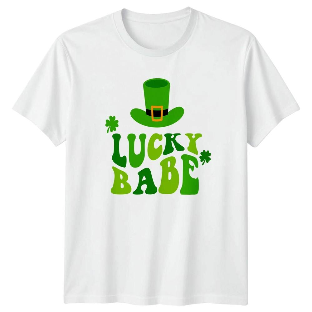 Lucky Babe Unisexs TShirt St Patricks Day Celebration Gift For Her S