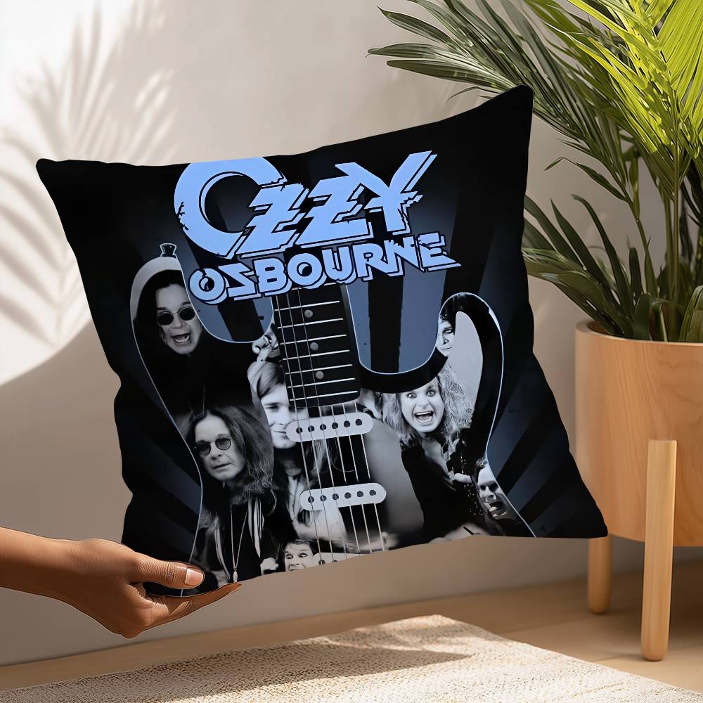 Singer-O-Ozzy Osbournes Pillow Case Plush Fabric Soft  Pillowcase Double Sided Print Cushion Cover Household Gifts