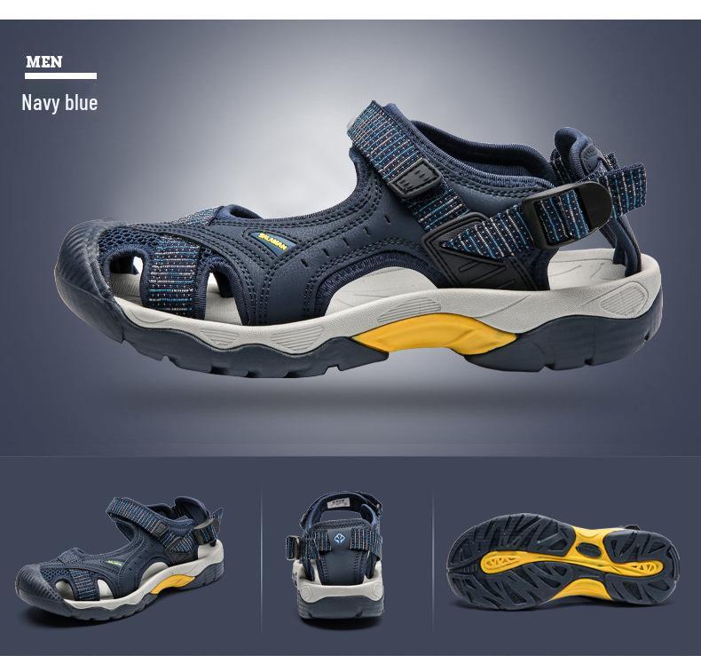 Unisex Outdoor Sandals: Non-slip Beach, Climbing, Hiking Shoes with Closed-toe Design