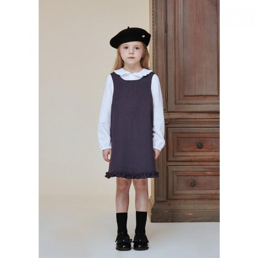 The Coffee Bean   Tea Leaf Gray Check Jumper Skirt Dress Ba14zs01cg CharcoalGray/165