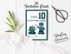 Darling Souvenir Hvit bursdagsinvitasjonskort 28 stk Fyll eller skriv inn tomme invitasjoner Utskrivbare festrekvisita 5 x 7 tommer
