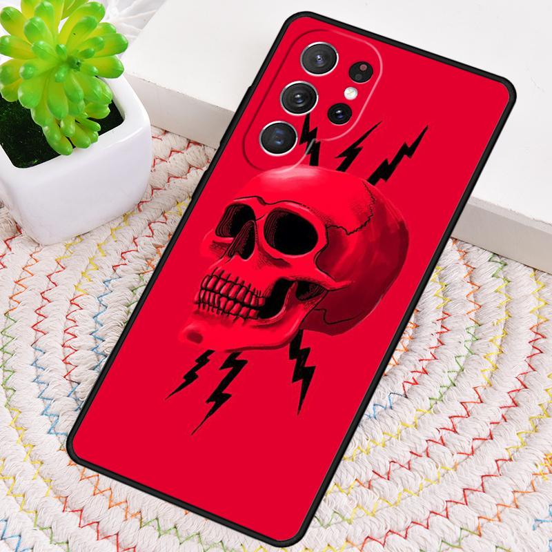 Lightning Bones Silicone Phone Case For Samsung Galaxy Note 10 Pro S26 S25 S24 S23 S22 S21 Plus S25Ultra Capa Cover