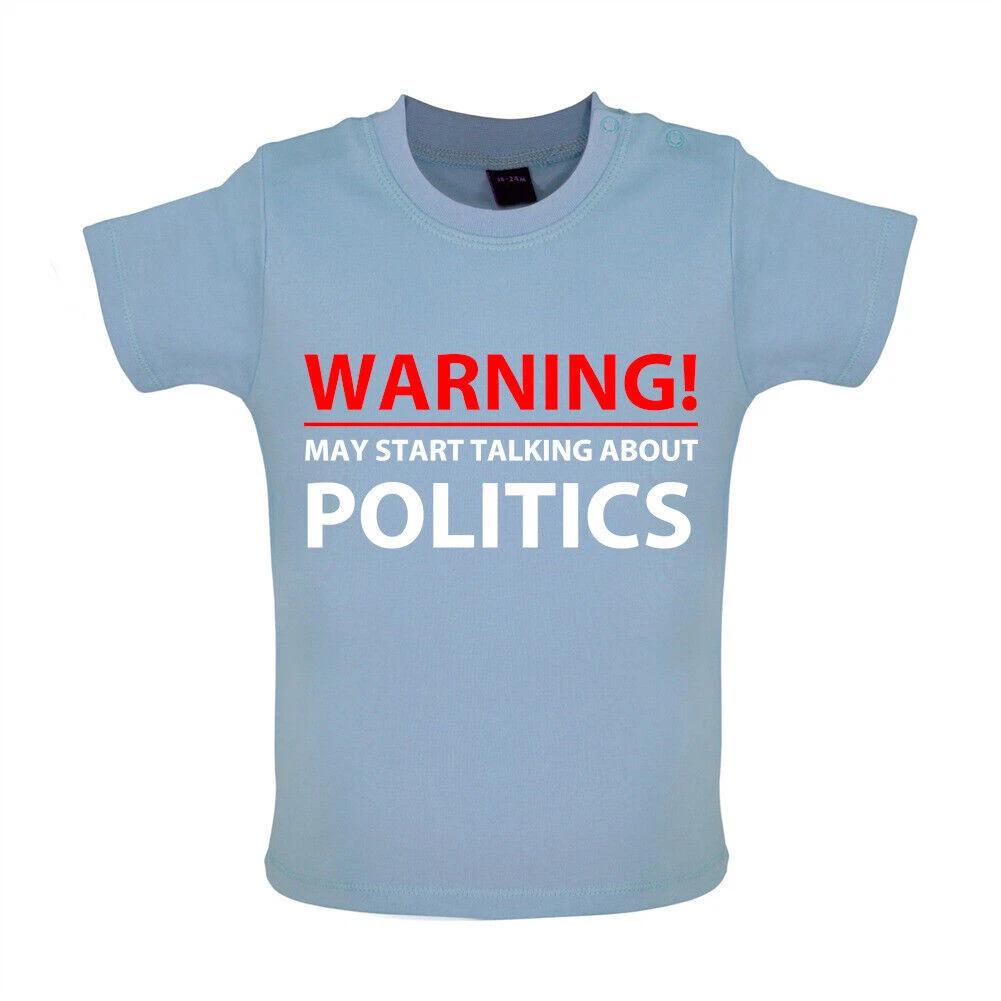 May Warning Start Talking About Politics - Kids T-Shirt Tees Top - Election 130
