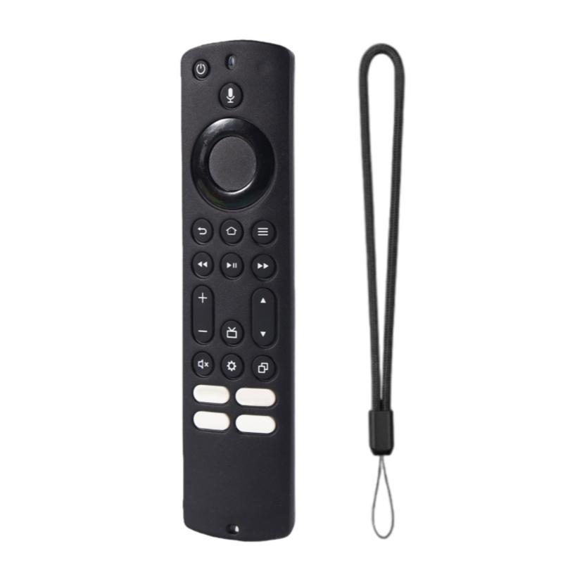 Protective Silicone Case for frie TV4 Remotes Shell Ensures Full Safety Against Drop Dust for Family Environment